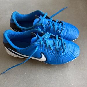 Kids Blue Nike Cleats